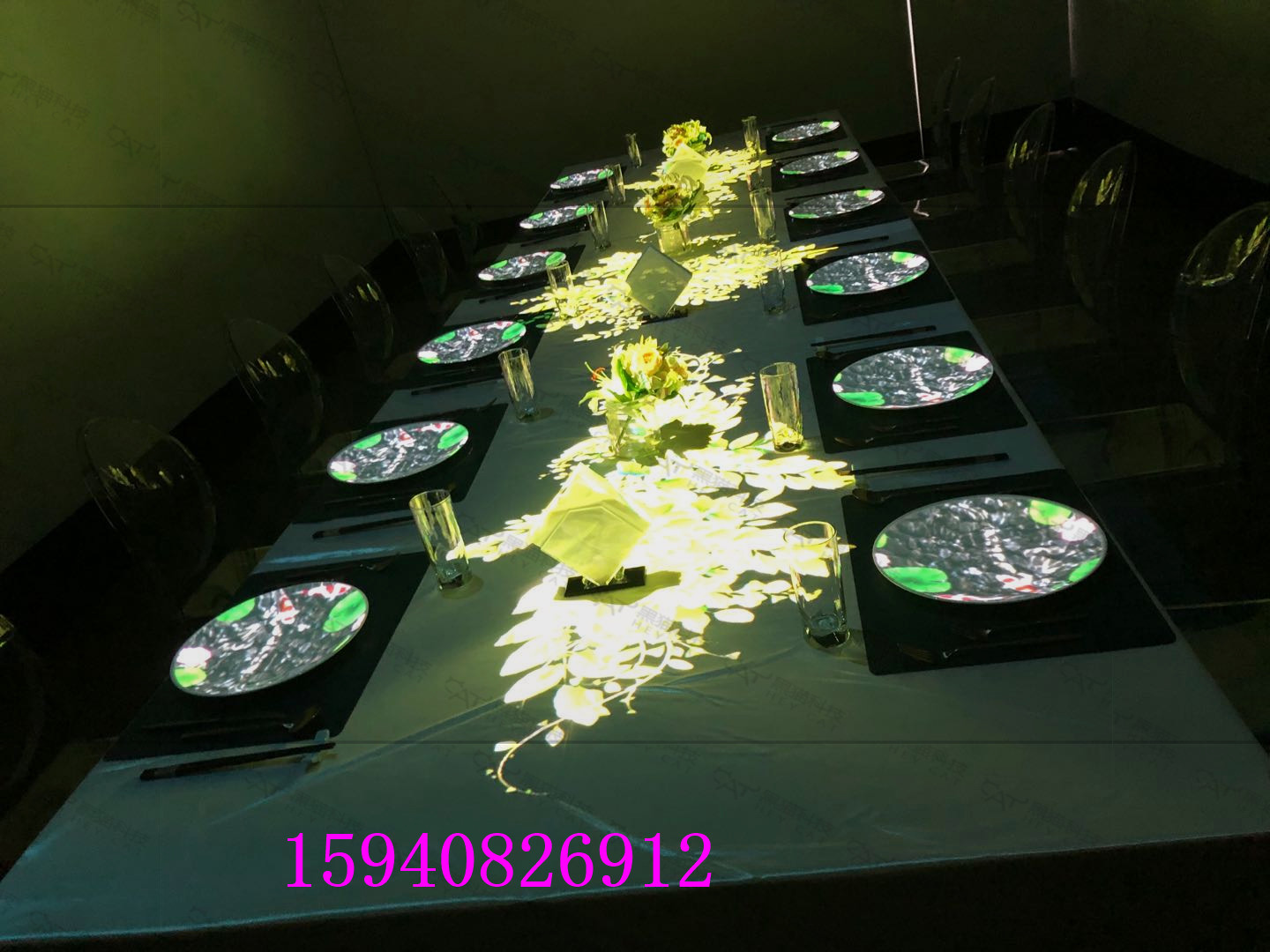 3d全息投影餐厅 全息沉浸式投影厂家