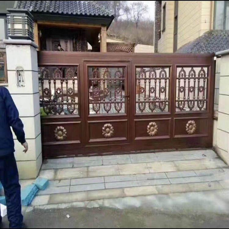 康豪金属别墅铝艺大门   乡村铝艺门 铝艺门
