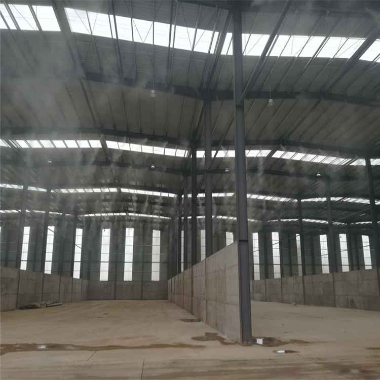 煤场用喷雾降尘系统  全自动高压喷雾系统供货商  喷雾系统湿度均匀