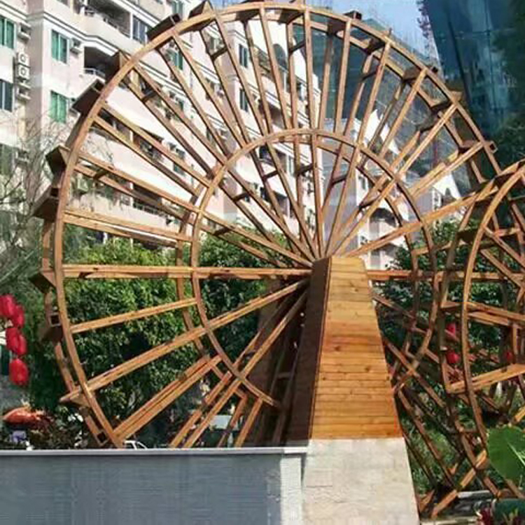 大户型水车建造 美亚大户型水车旅游观光