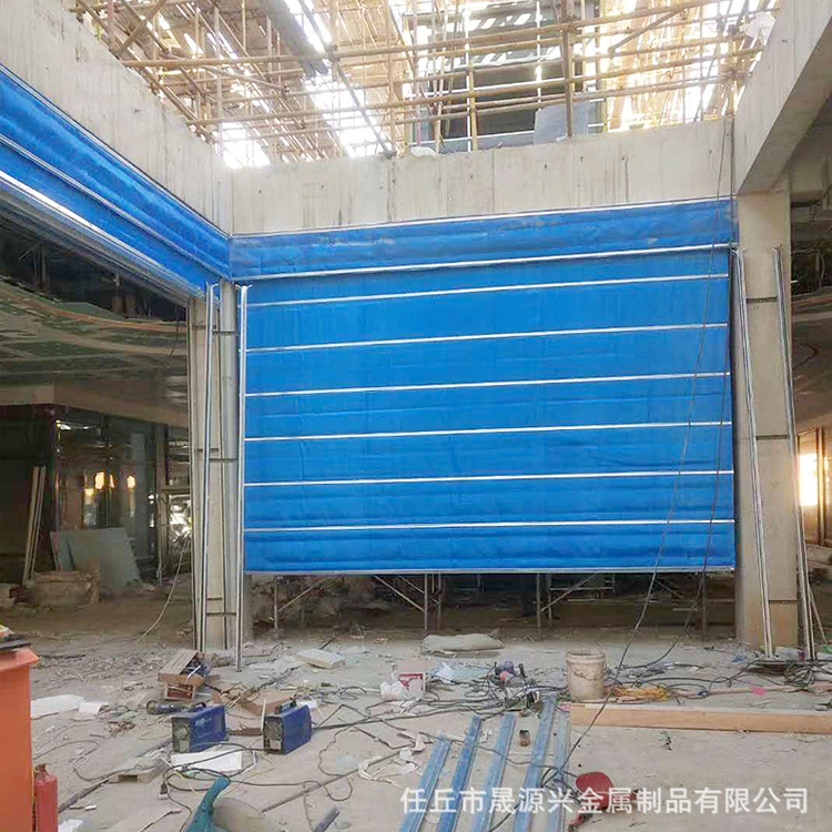 长期销售消防门电动卷帘门 无机布双轨双帘防火卷帘 防火卷帘门 可上门安装