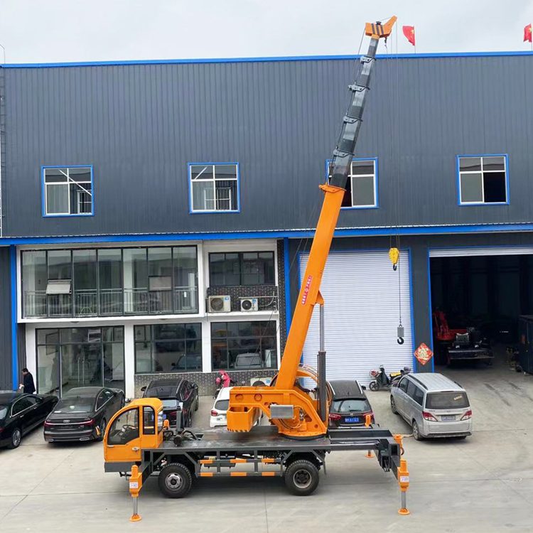 自制吊车 自制吊车起重机 农村建筑盖房用自制吊车