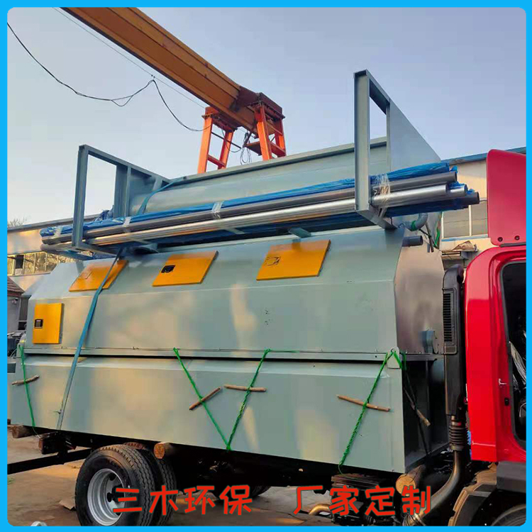 滚筒砂石分离机 实地厂家 潍坊砂石分离机试机