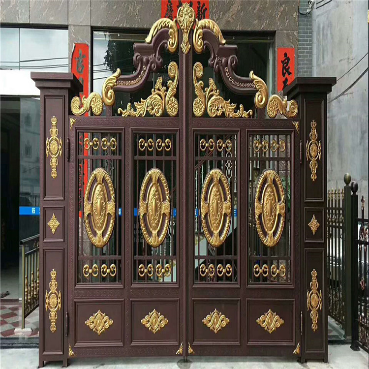 景冠金属乡村庭院门  铝艺小门  铝合金门