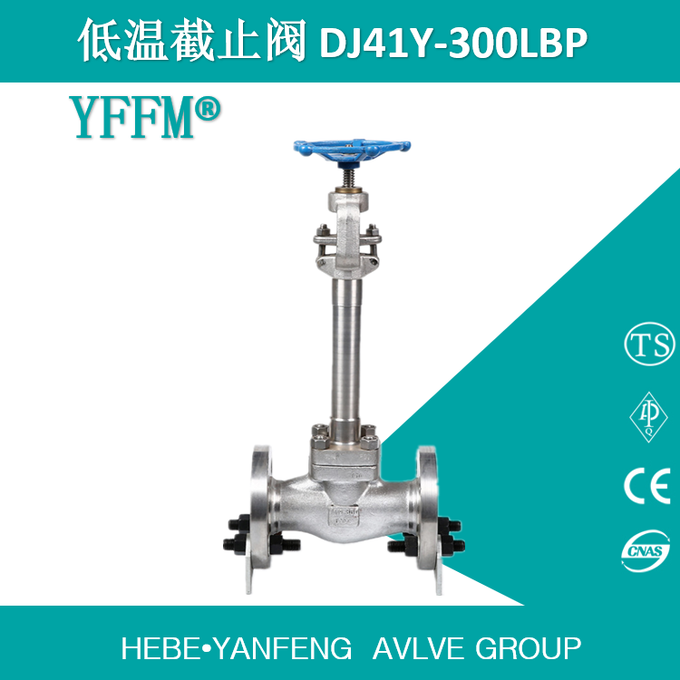 低温专用截止阀DJ41Y-300LBP-DN50 F304 手动单向