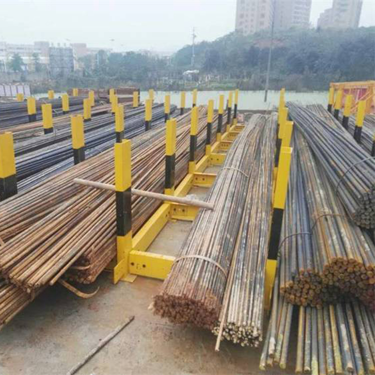 永邦  四川  施工现场标准化钢筋堆放架   工字钢材料堆放架   定型化工字钢支架