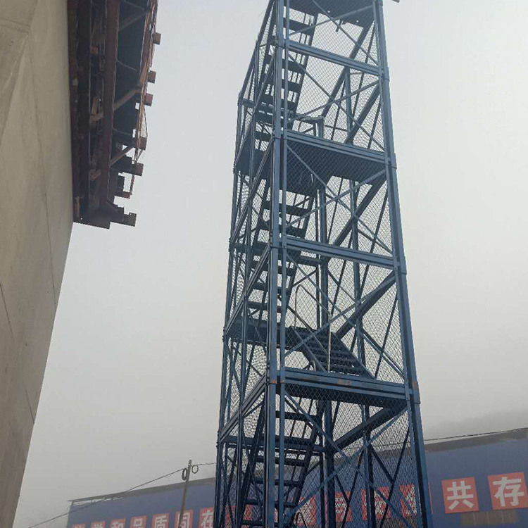 安全防护梯笼 安全梯笼 施工用安全梯笼 利科建筑供应 可定制