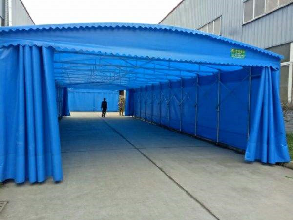 长沙推拉雨棚活动帐篷户外大型移动伸缩遮阳棚收缩折叠蓬停车棚