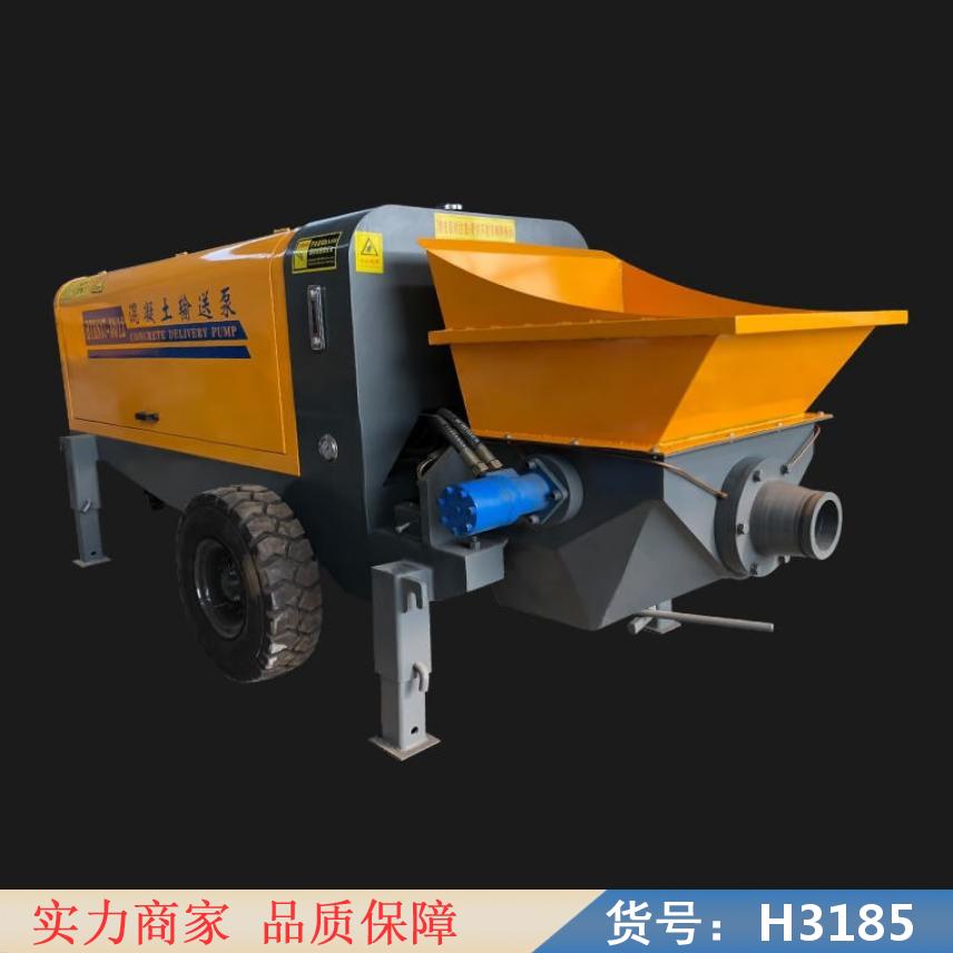 卅眸小型地泵 二次构造柱上料机 混凝土混凝土地泵货号H3185