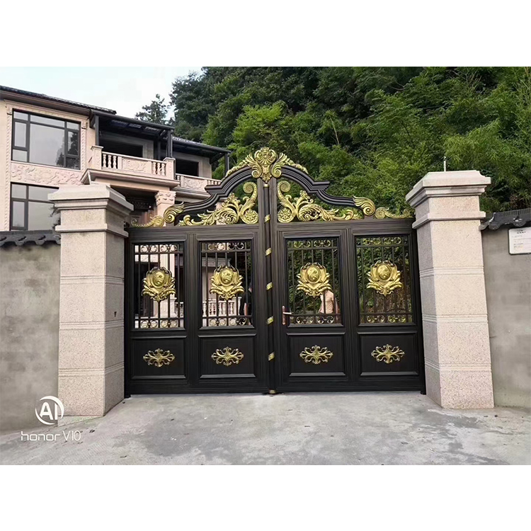 菏泽铝艺大门   铝艺小门  乡村庭院门