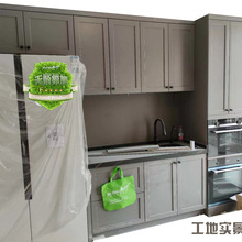 极简轻奢无毒环保整体橱柜防潮实木多层