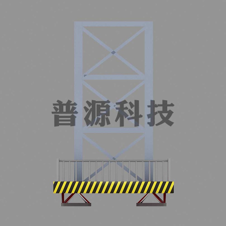 地震馆科普馆 机械平台减震装置 仿真模型