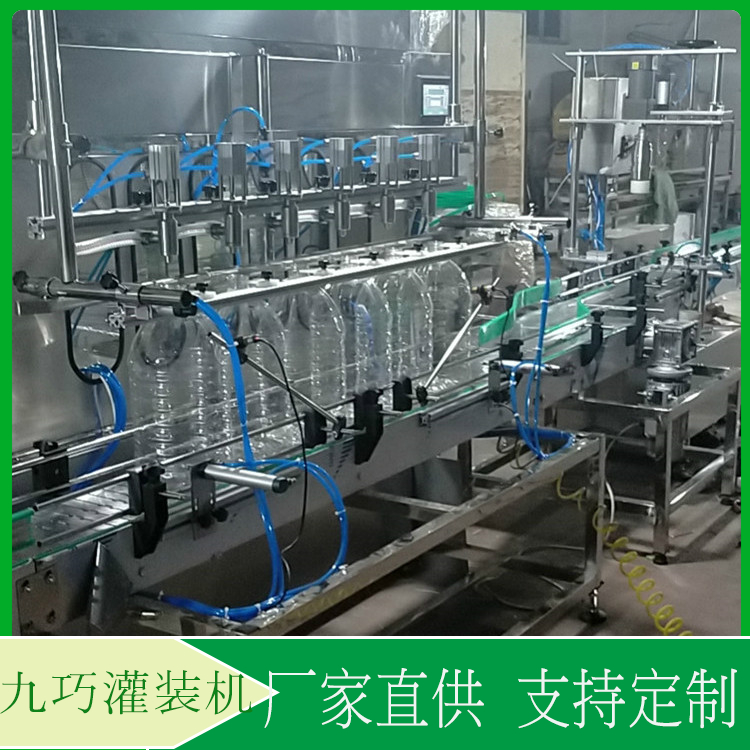 大型灌装生产线  白酒灌装机厂家  气动阀控制，灌装精度高