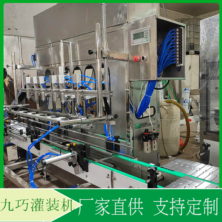 大型灌装生产线  洗化用品灌装机定制  自动连续灌装，防滴漏灌装系统