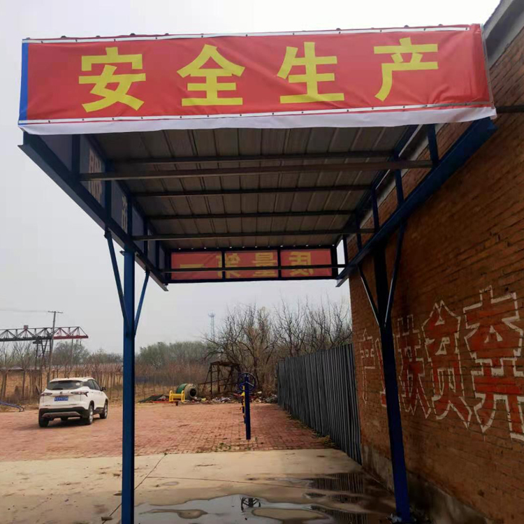永邦建筑  安徽  双层安全加工防护棚  可定制   施工安全防护棚  组装式钢筋加工棚