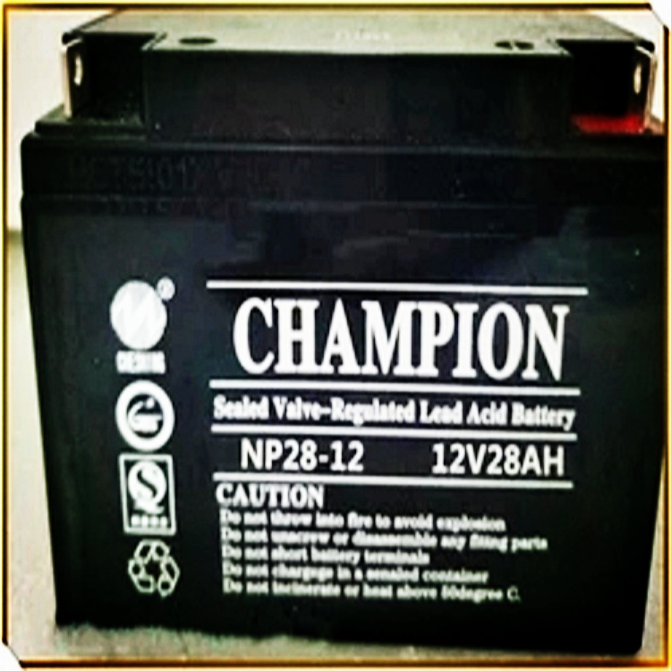 Guan军蓄电池NP28-12门禁12V28AH童车UPS专用铅酸免维护太阳能电源应急专用 包邮