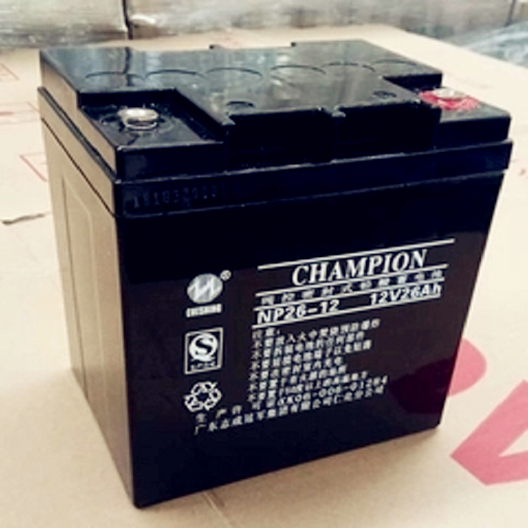 Guan军蓄电池12V26AH免维护NP26-12 门禁UPS太阳能直流屏童车专用电池 正品包邮