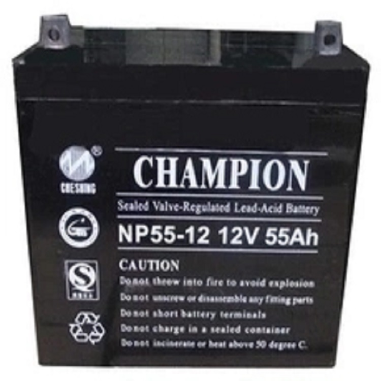 Guan军蓄电池NP55-12 12V55AH铅酸免维护UPS阀控式电屏 太阳能EPS电力 现货包邮