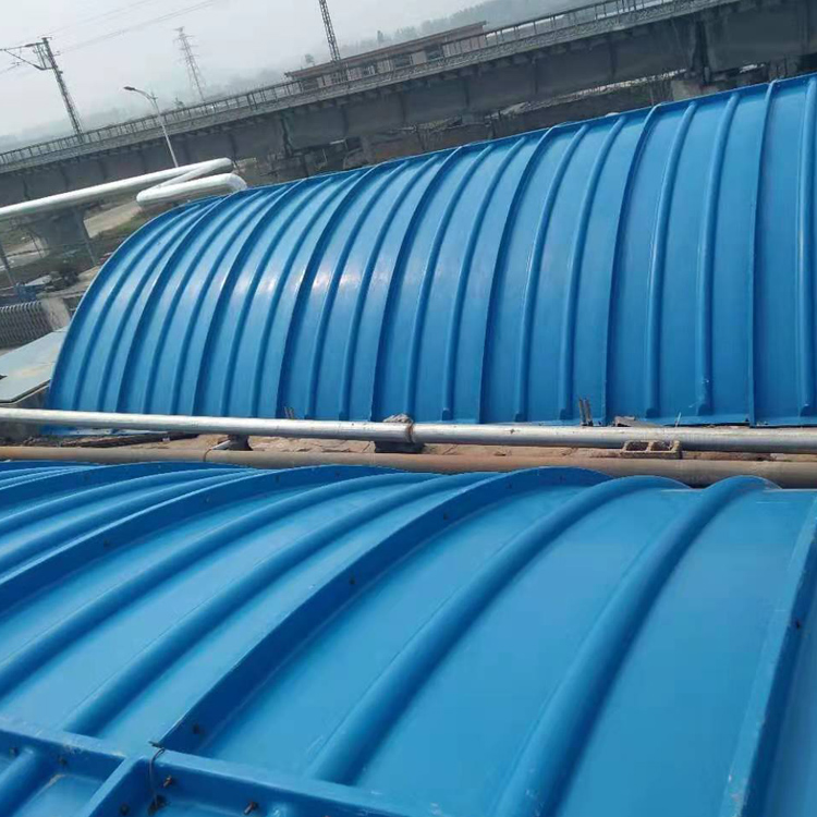 化工污水池盖板 拱形盖板 玻璃钢集气罩欢迎选购
