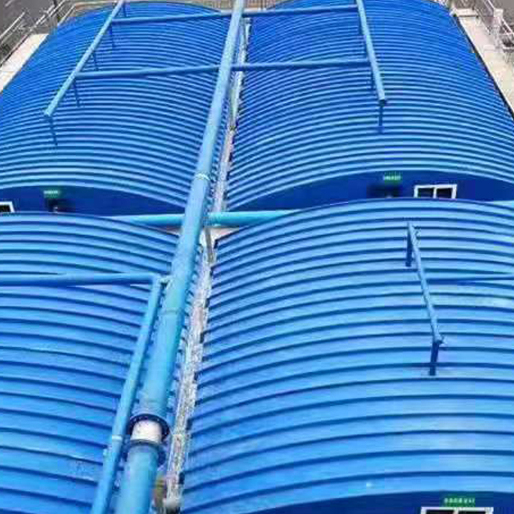 玻璃钢集气罩 污水池盖板罩棚 玻璃钢拱形盖板诚信商家