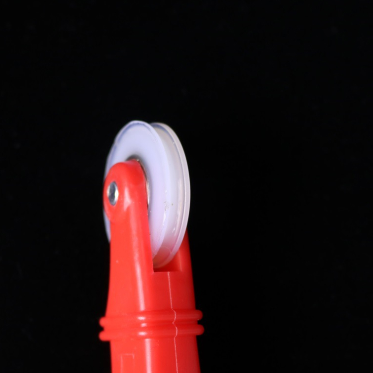 自装纱窗网工具配件 皮条器凹槽滑轮 塑料手柄两头可用胶条压轮