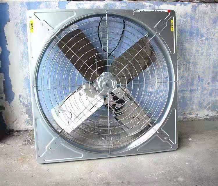 厂家直销悬挂式牛舍风机 四扇叶 大风量 低噪音