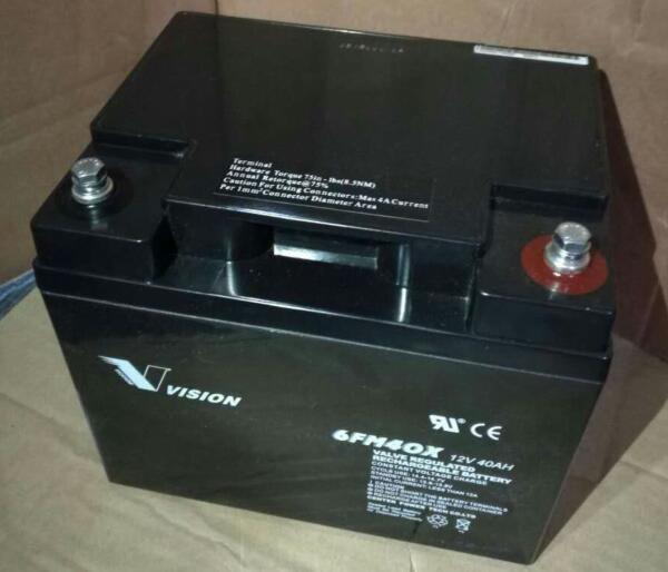 VISION威神蓄电池6FM45-X 12V45Ah机房船舶储能系统