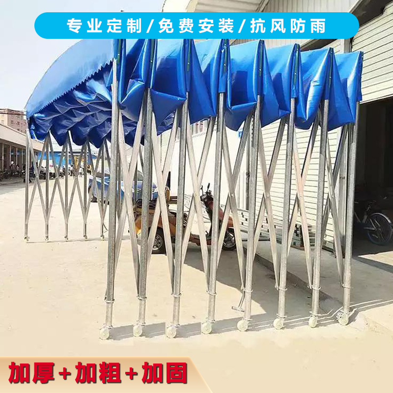 浙江电动推拉篷  推拉雨蓬  伸缩篷 手动移动户外推拉棚  遮阳雨篷厂家