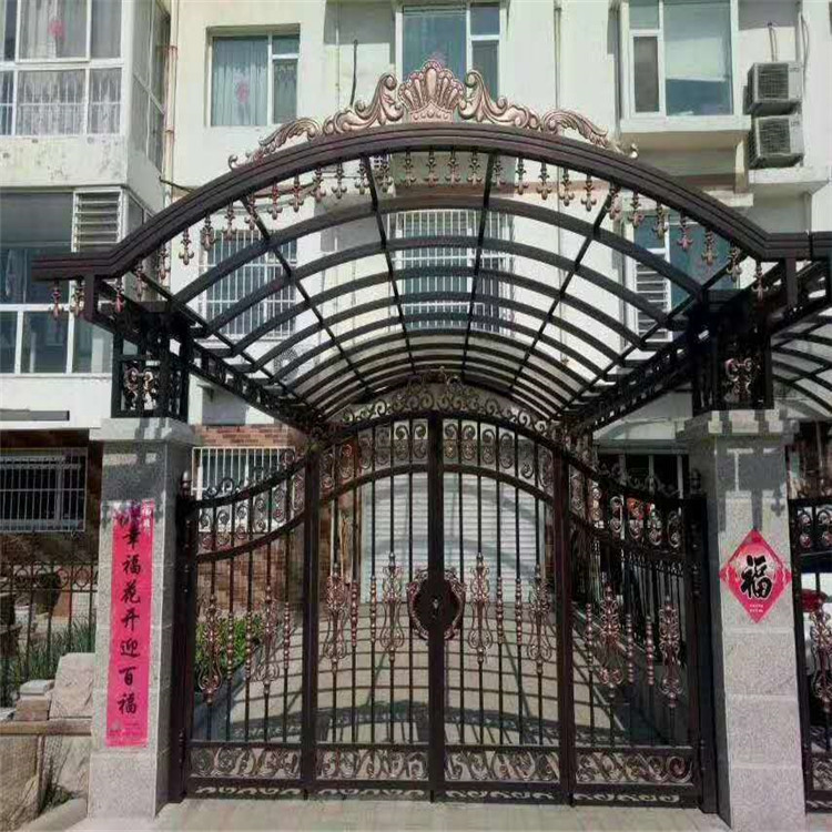 铁艺大门 欧式锌钢铁艺大门 庭院别墅铁艺大门