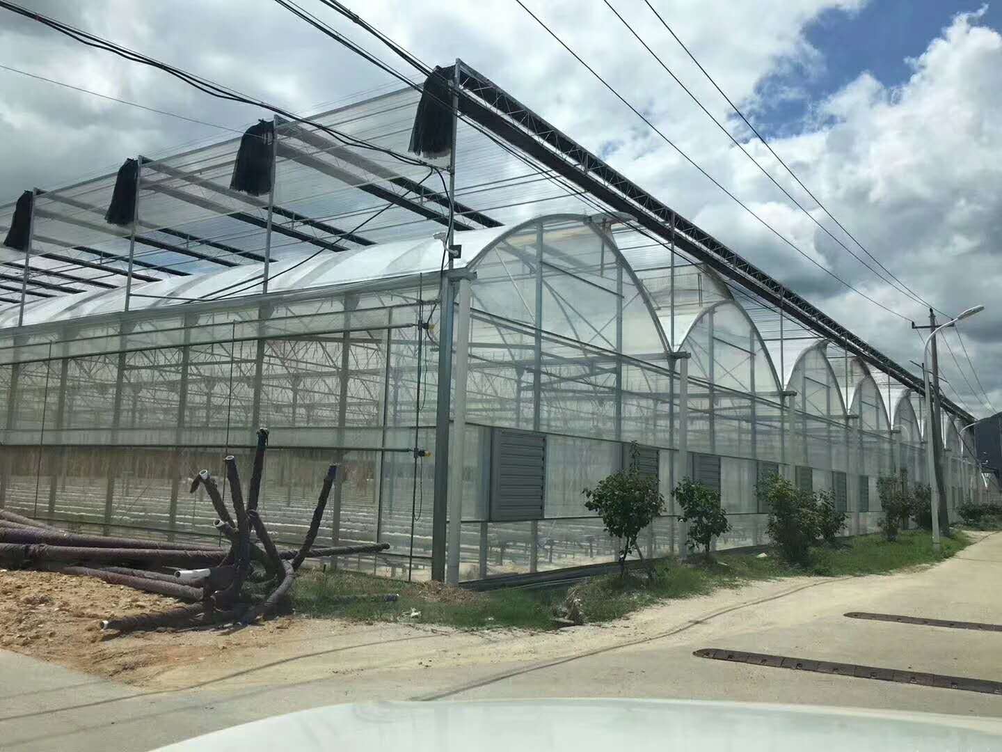 河北张家口厂家定制薄膜温室温室花房植物薄膜温室批发温室材料骨架