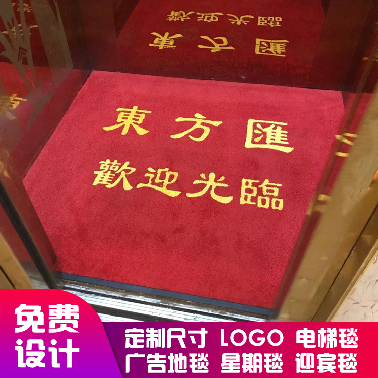 宝丽美8A8丝圈地垫定制 防水耐磨 丝圈定制 图案颜色logo多色可选 一件起订