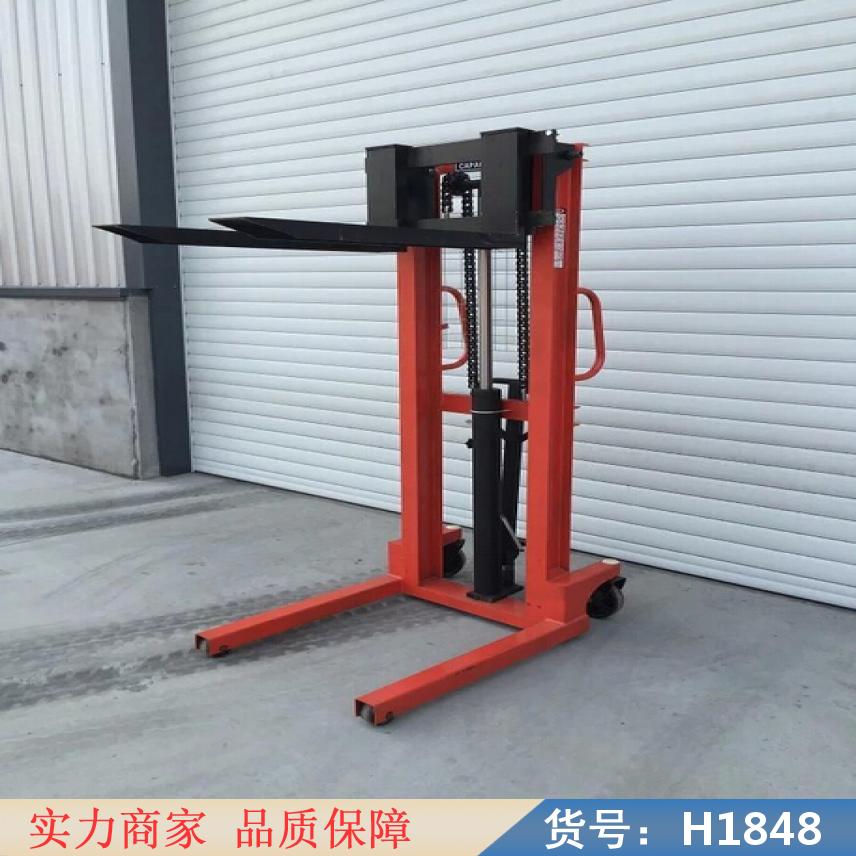 润创全电动液压堆高车 液压油桶堆高车 堆高车轮子货号H1848