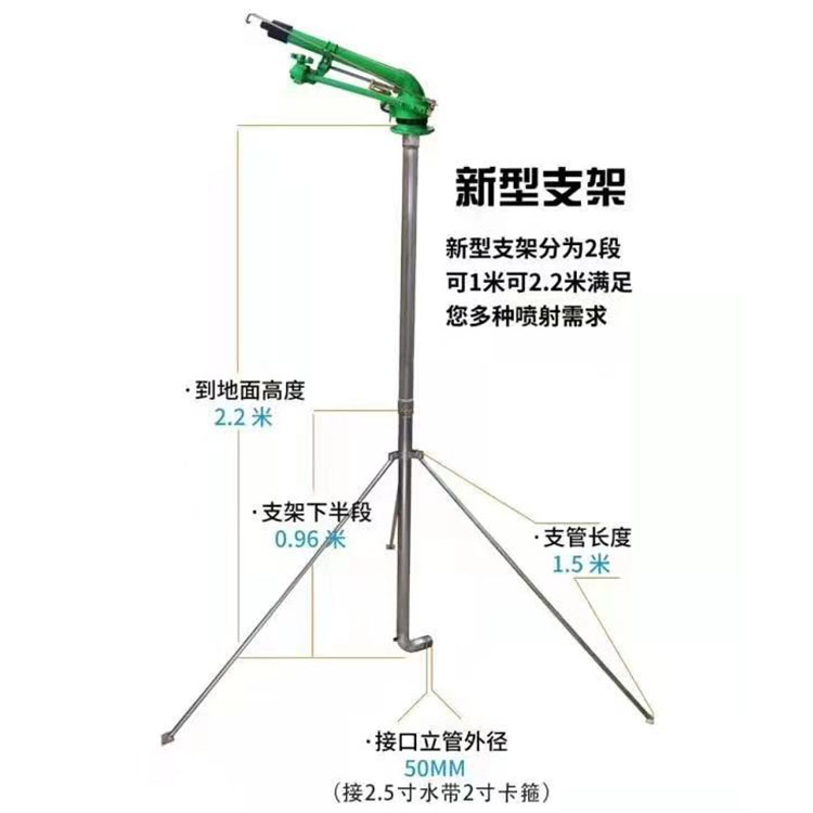 涡轮旋转喷枪 灌溉喷枪 涡轮涡杆 可定制 降尘喷枪 农用雾化喷枪