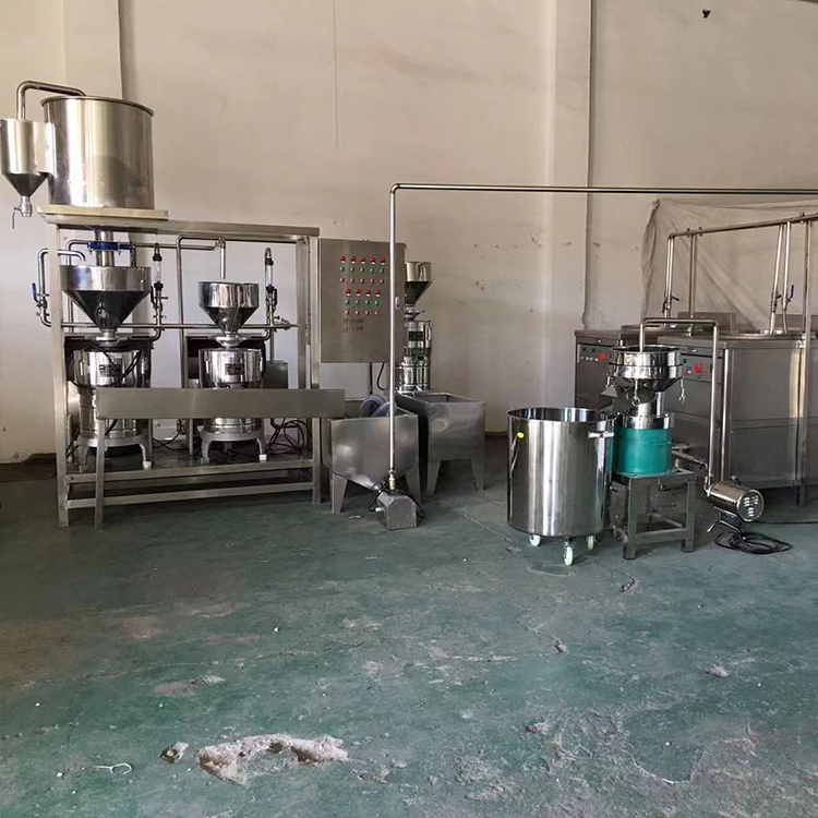 金迪石膏嫩豆腐生产线  石膏嫩豆腐生产线定制  微电脑控制系统