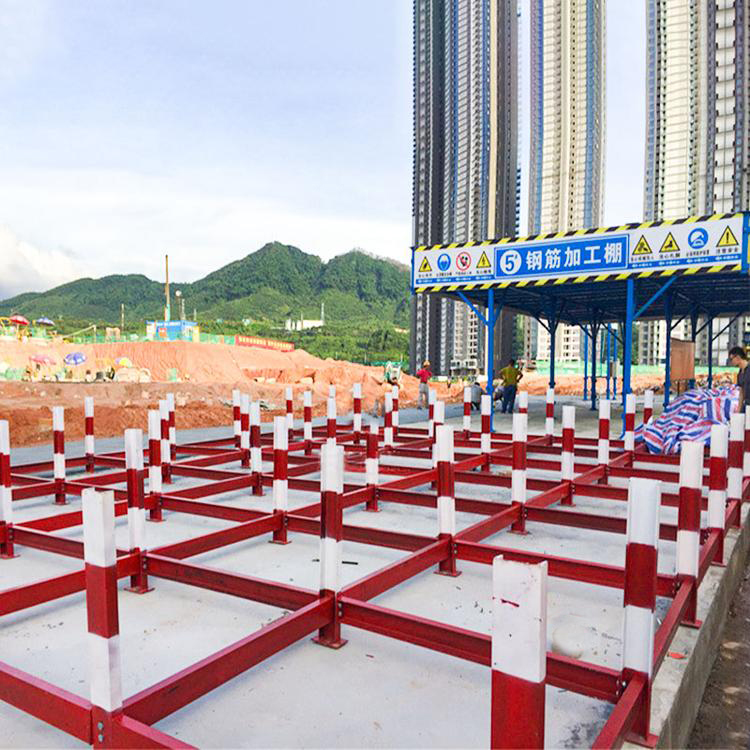 永邦  广东  组装式钢筋堆放架   工地现场钢筋堆放架   建筑钢筋笼存放架