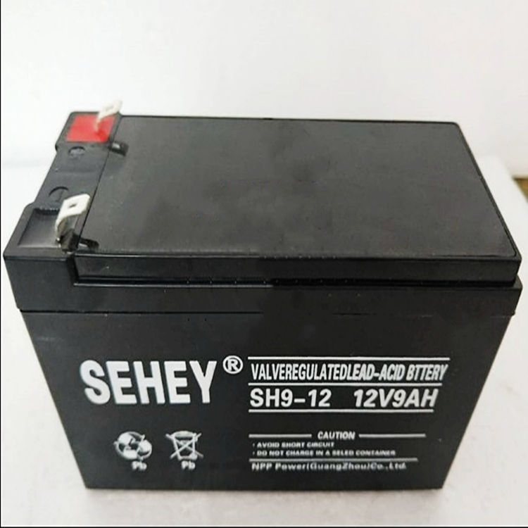 SEHEY西力蓄电池SH9-12免维护12V9AH门禁UPS直流屏EPS通讯 消防控制器 应急照明专