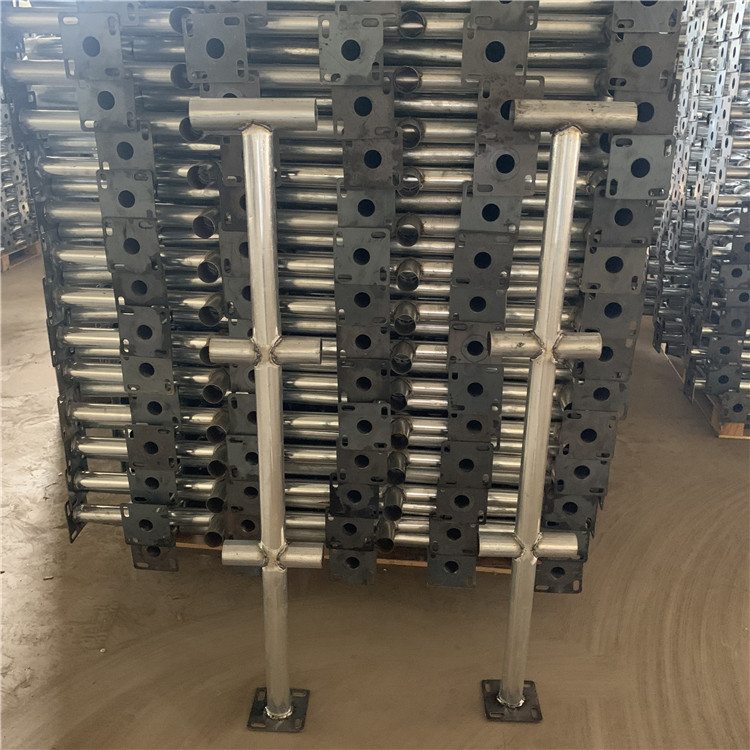 建筑楼梯扶手 建筑施工楼梯扶手 工地临边防护立杆 现货供应