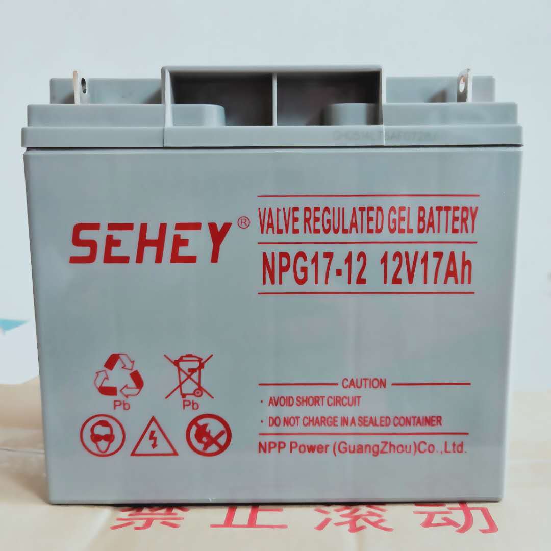SEHEY西力蓄电池NP17-12 12V17AH铅酸免维护  应急照明 计算机设备UPS直流屏 