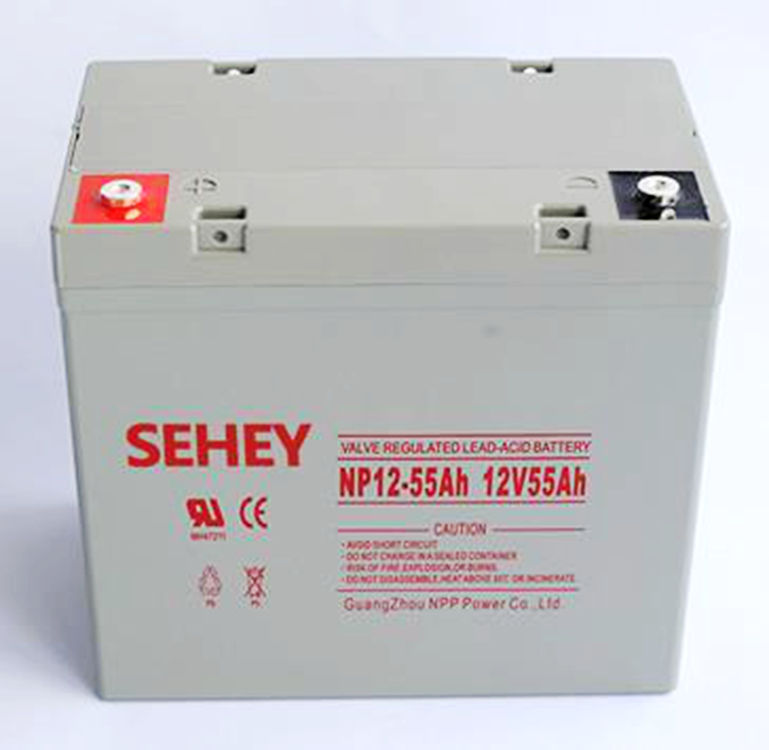西力蓄电池12V55AH NP55-12直流屏UPS铅酸阀控不间断 核电站 医疗设备  发电站 