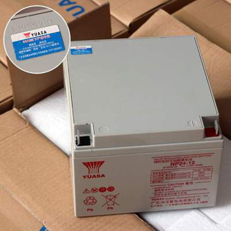汤浅蓄电池12V24AH NP24-12 UPS/EPS太阳能 直流屏 电信设备核电站工业专用蓄电池