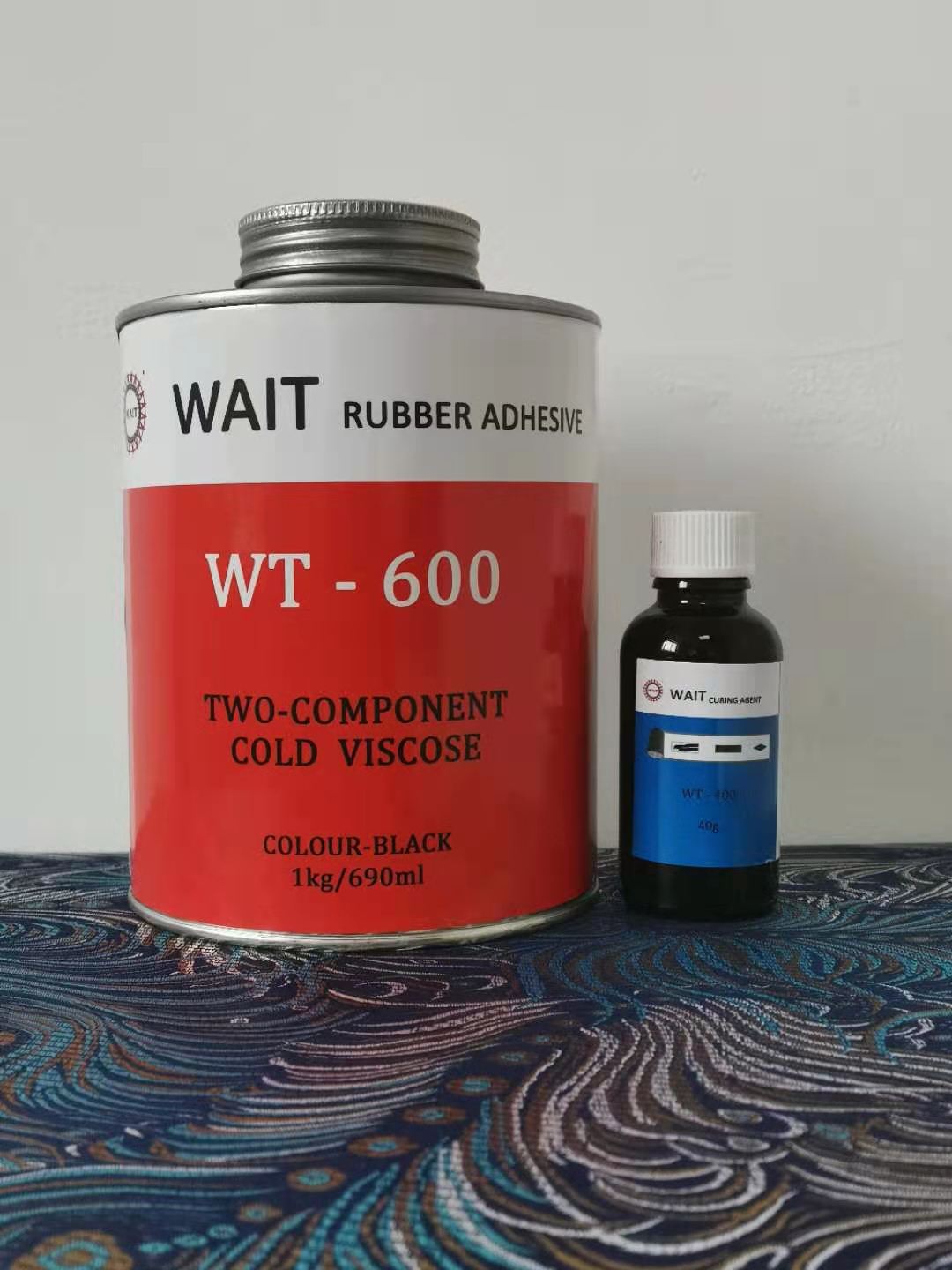 冷粘接 皮带冷粘胶 WAIT-600 高强度 双组份 阻燃皮带冷粘胶