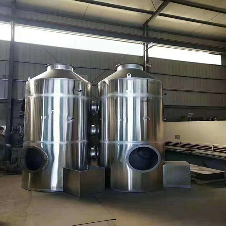 盛魁生产除尘器喷淋塔 卧式喷淋塔 净化除臭设备pp旋流脱硫塔
