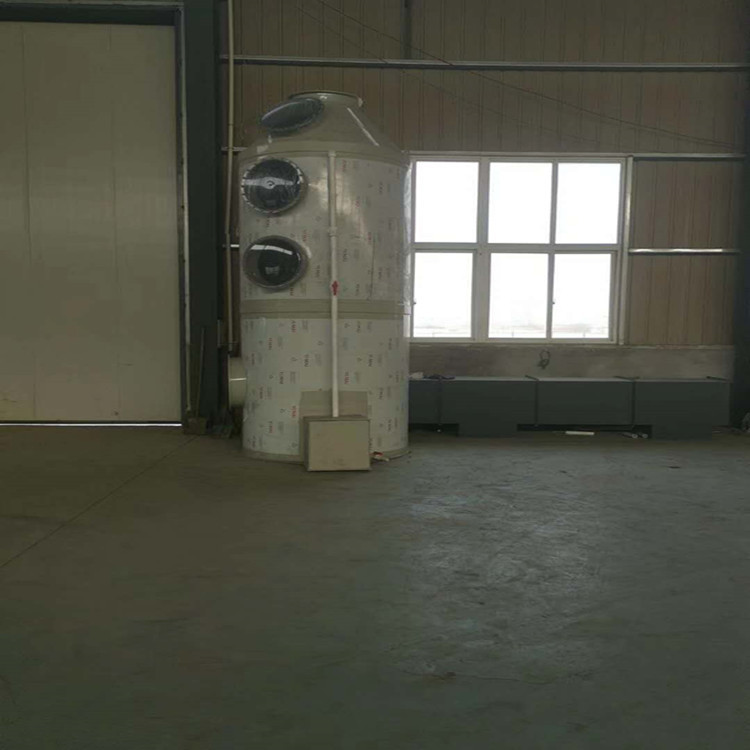 水膜除尘器喷淋塔 PP洗涤喷淋塔填料吸收 废气净化塔酸雾净化洗涤塔
