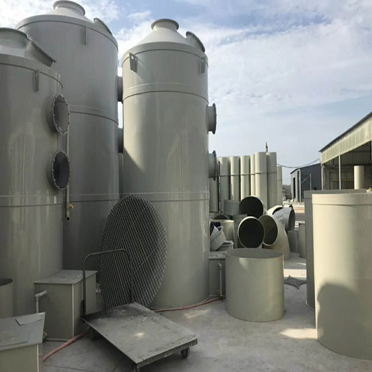 除尘器喷淋塔厂家生产 工业除味除尘净化器漆雾处理设备 废气处理pp净化塔