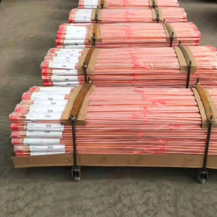 定制供应 电解离子接地棒 铜包钢离子接地极 铜离子接地极