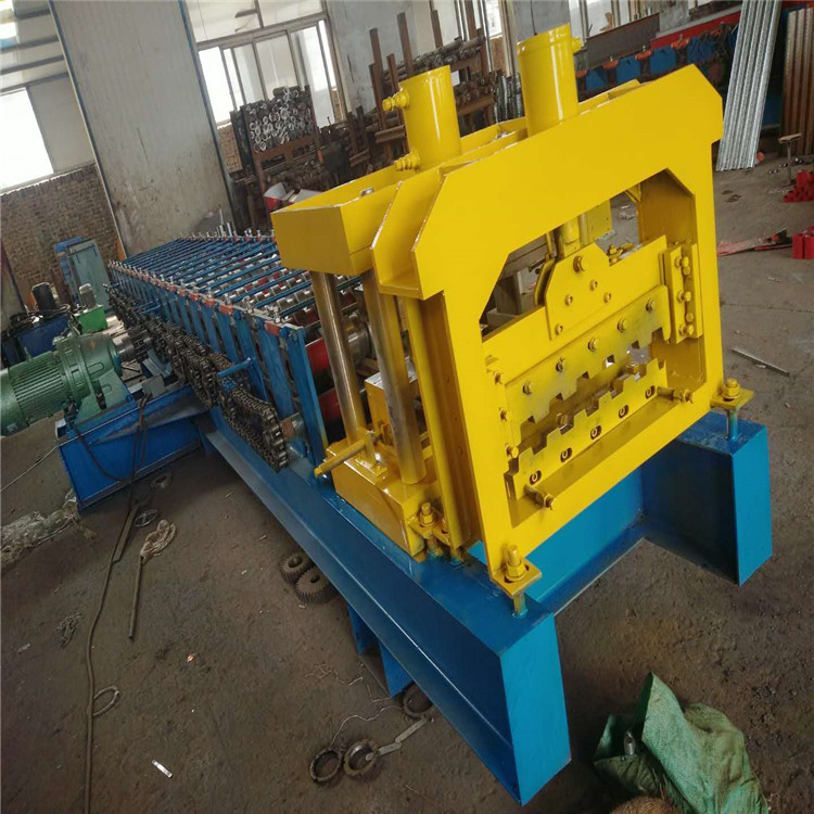 科发压瓦机施工脚踏板成型设备 建筑脚手架钢跳板设备