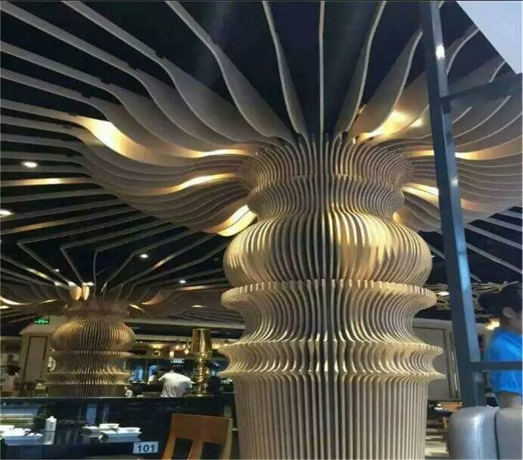 厂家供应包柱铝方通  U型铝方通