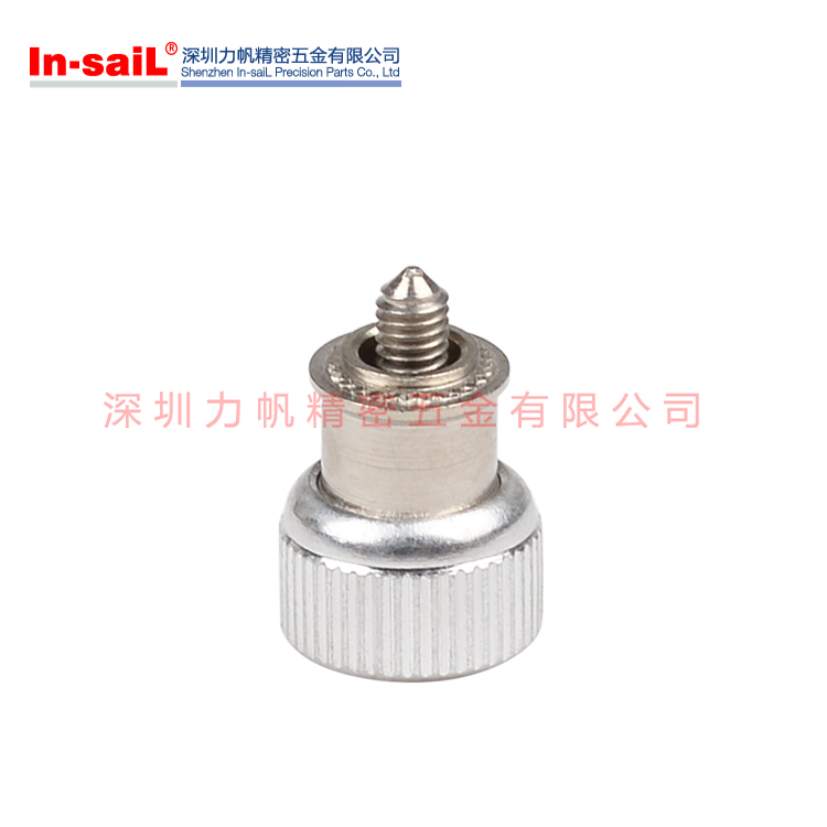 面板弹簧螺钉  标准件 PF12MW-M4-1光滑旋钮手拧螺丝 