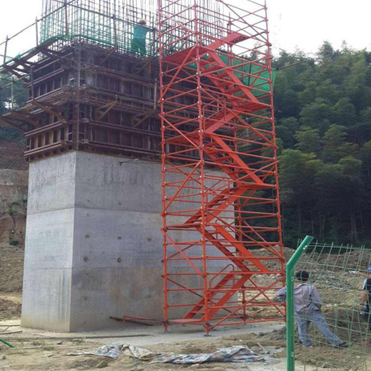 可拆装式安全爬梯 香蕉式建筑安全爬梯脚手架 安全爬梯 来电订购