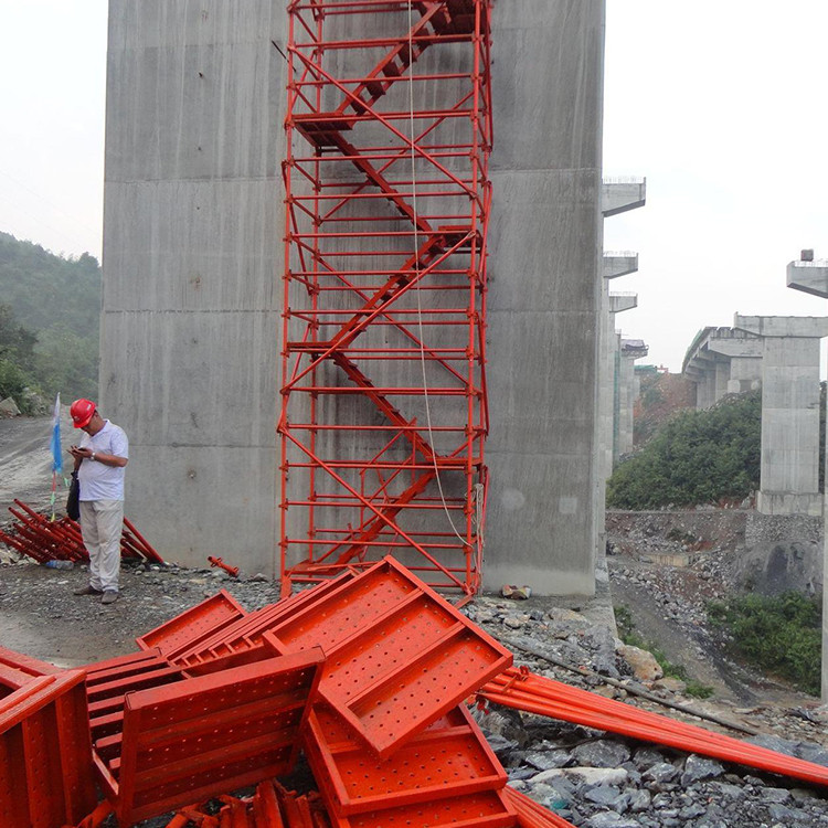 利科建筑安全爬梯 基坑安全爬梯 桥梁施工安全爬梯 规格多样 可定制